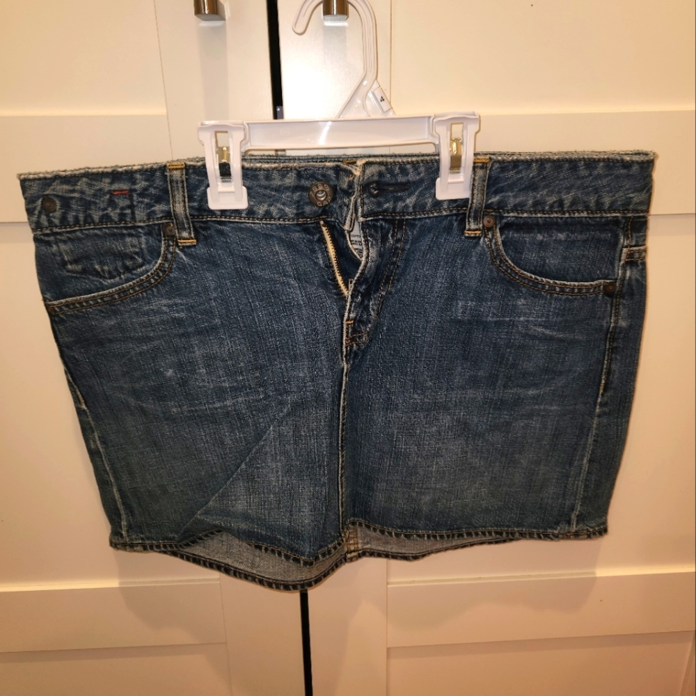 Dark denim skirt, size 10